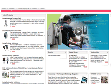 Tablet Screenshot of metrology.leica-geosystems.com